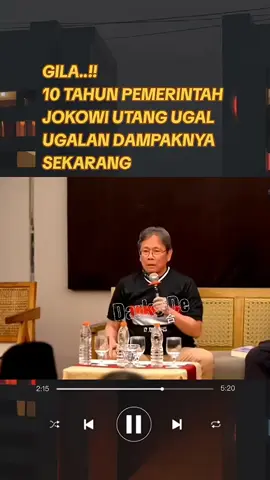warisan jokowi 10 th utang ugal2lan