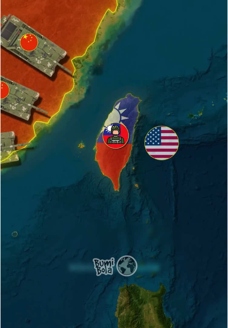 inilah yang terjadi jika Tiongkok menginvasi Taiwan #creatorsearchinsights #serunyabelajar #viral 