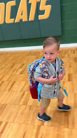 Happy #firstdayofschool to my 3 year old preschooler! #preschool #prek #adventure #backtoschool 