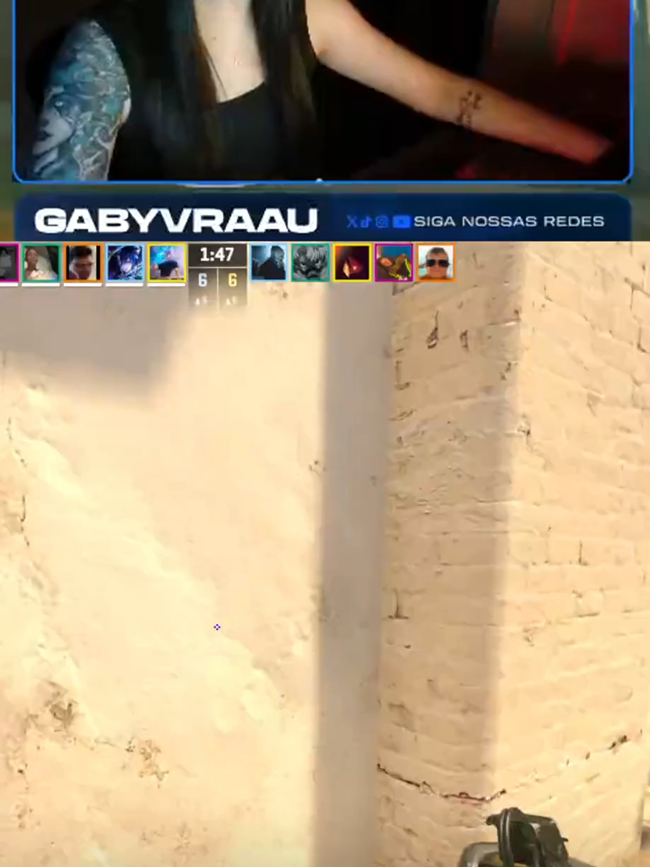 Anota essa bang no tapete que aprendi com follen (bang taco) que é usada por muitos times em camps. (Pistol ou armado)  CE TÁ MALUQUIS, QUE PLAYZONA!!! 🔥🔥 twitch.tv/gabyvraau #rells #bangtapete #cs2 #csfeminino