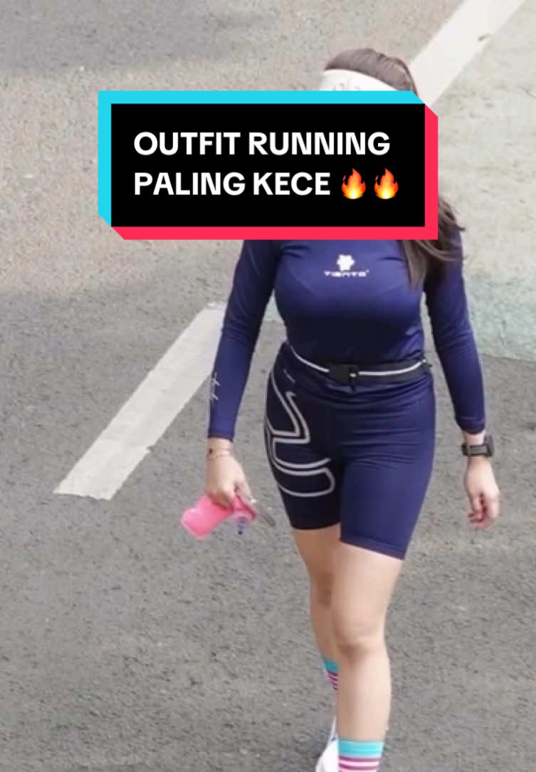 OUTFIT LARI PALING KECE #bajuolahraga #Running #olahraga #lari #promo 
