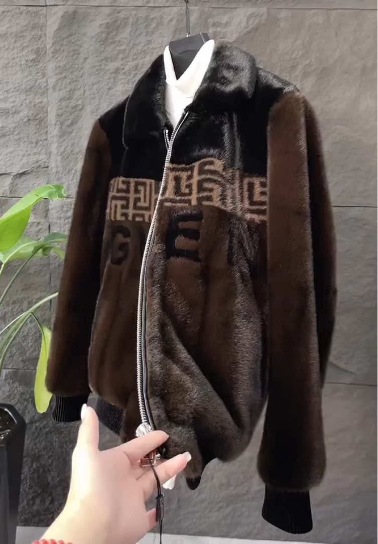 고급 겨울 남성 패션 트렌드 금밍크 점퍼#fyp #fashion #OOTD #fypシ #🇰🇷 #fendi 