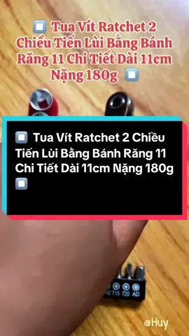 Thiết kế nhỏ gọn & di động: Nhỏ và nhẹ, hoàn hảo cho việc sửa chữa khi đang di chuyển và dễ dàng cất giữ. Tay cầm công thái học: Thoải mái khi cầm, đảm bảo dễ sử dụng cho các tác vụ kéo dài mà không bị mỏi tay. Cơ chế bánh răng đa răng: Có thể điều chỉnh cài đặt âm và dương cho các ứng dụng đa năng, lý tưởng cho các công việc sửa chữa khác nhau. #huy #review #xuhuongtiktok2025 #tuavit #tuavitratchet 