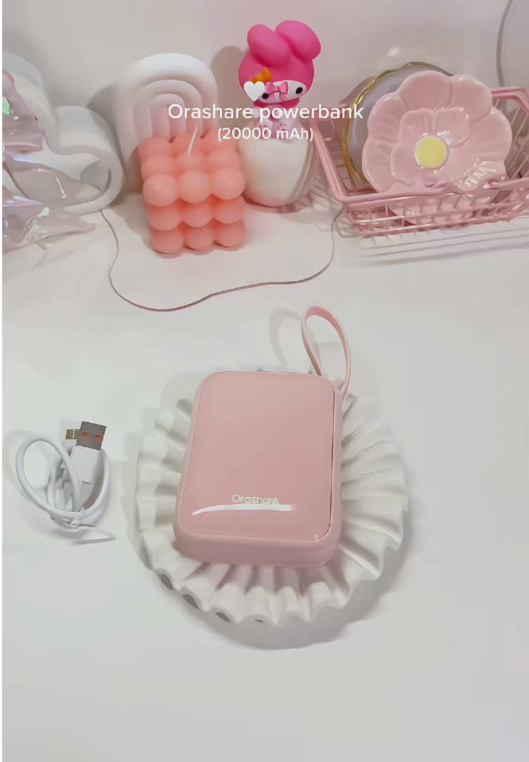 Pink powerbank!! u must have!!🤍🎀@Orashareph #orasharepowerbank #orashare #xtelfinds #checkoutnow #affiliatetiktok #fypシ #nocopyrightinfringementintendedsounds 