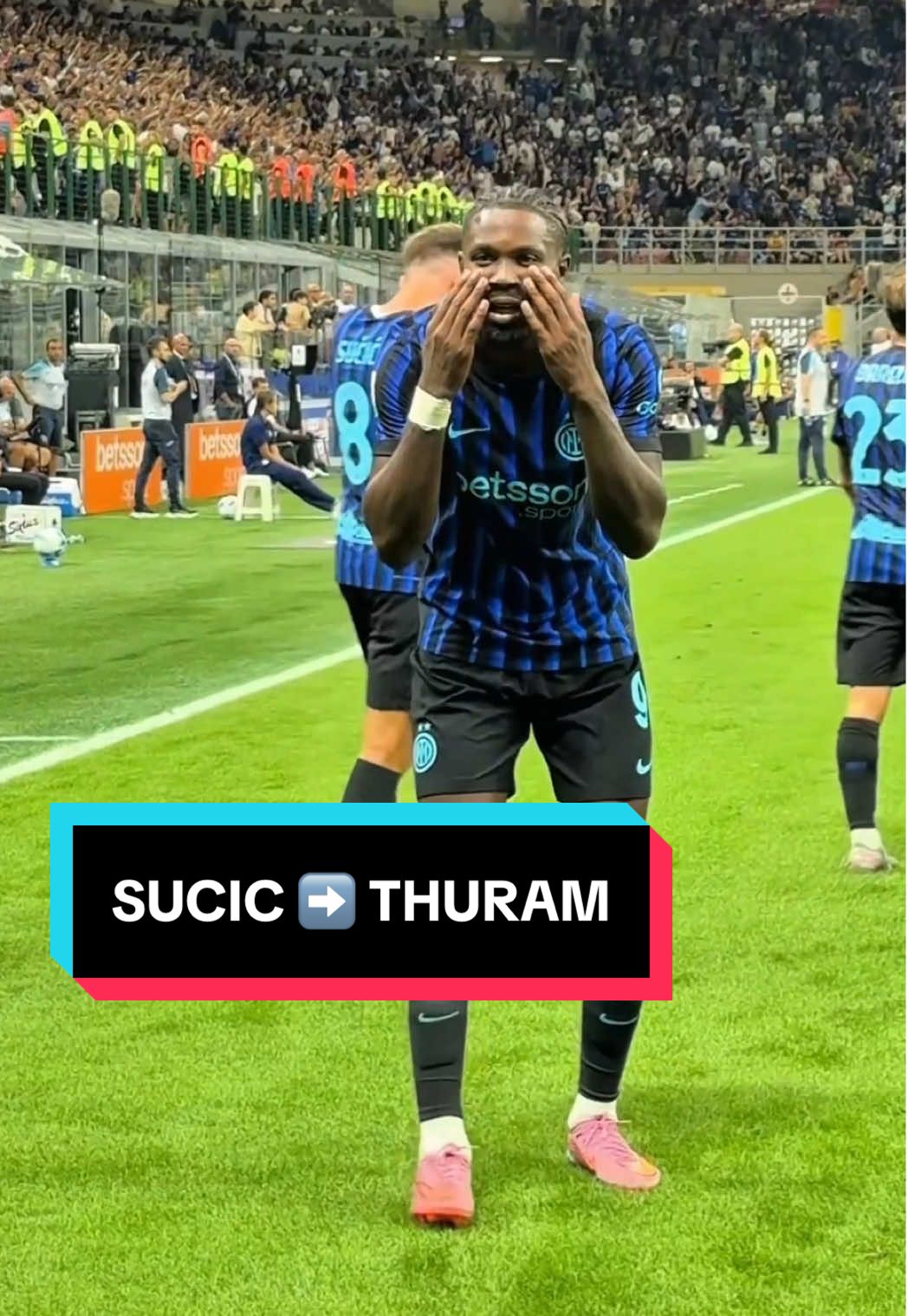 POV: You watch Thuram score from the stands 📹 #ForzaInter #InterTorino #Inter #Thuram #Sucic 