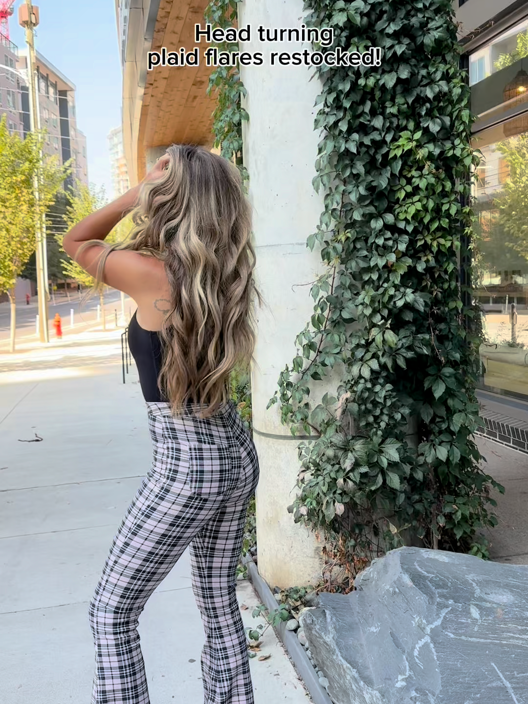 Plaid perfection is back 🍂✨ The Gretchen Flares are here for all your fall fits. #backtoschool #fall #tiktokshopcreatorpicks #dealsforyoudays #tiktokshopbacktoschool