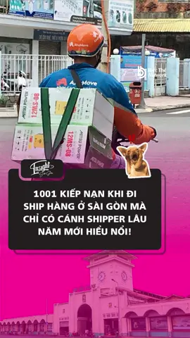 Làm shipper ở Sài Gòn cũng khổ lắm chứ bộ 😔 #insightsaigon #orangeagency #bietthenetwork #giaohang #shipper 