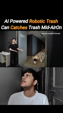 Ai Robotic Dustbin #technology #tiktokindia #vireltech #techaccount #innovation #futuretech #aitech #airobot #trashrobot #mlai #machine 