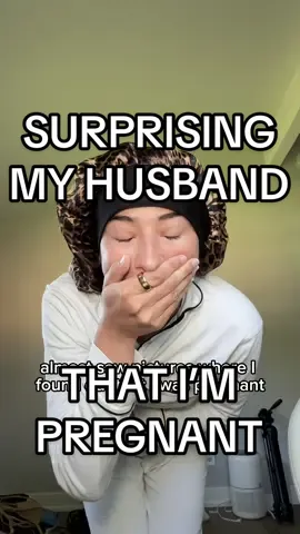 Even though his footage was *deleted* 😭 I still wanted to post this cause it’s so special & funny to me lol and it’s lifelong memories 🩷 (How diabolical I was being with that lying 🤥) 🤣 #pregnant #pregnancyannouncement #surprise #Vlog #pregnancy 
