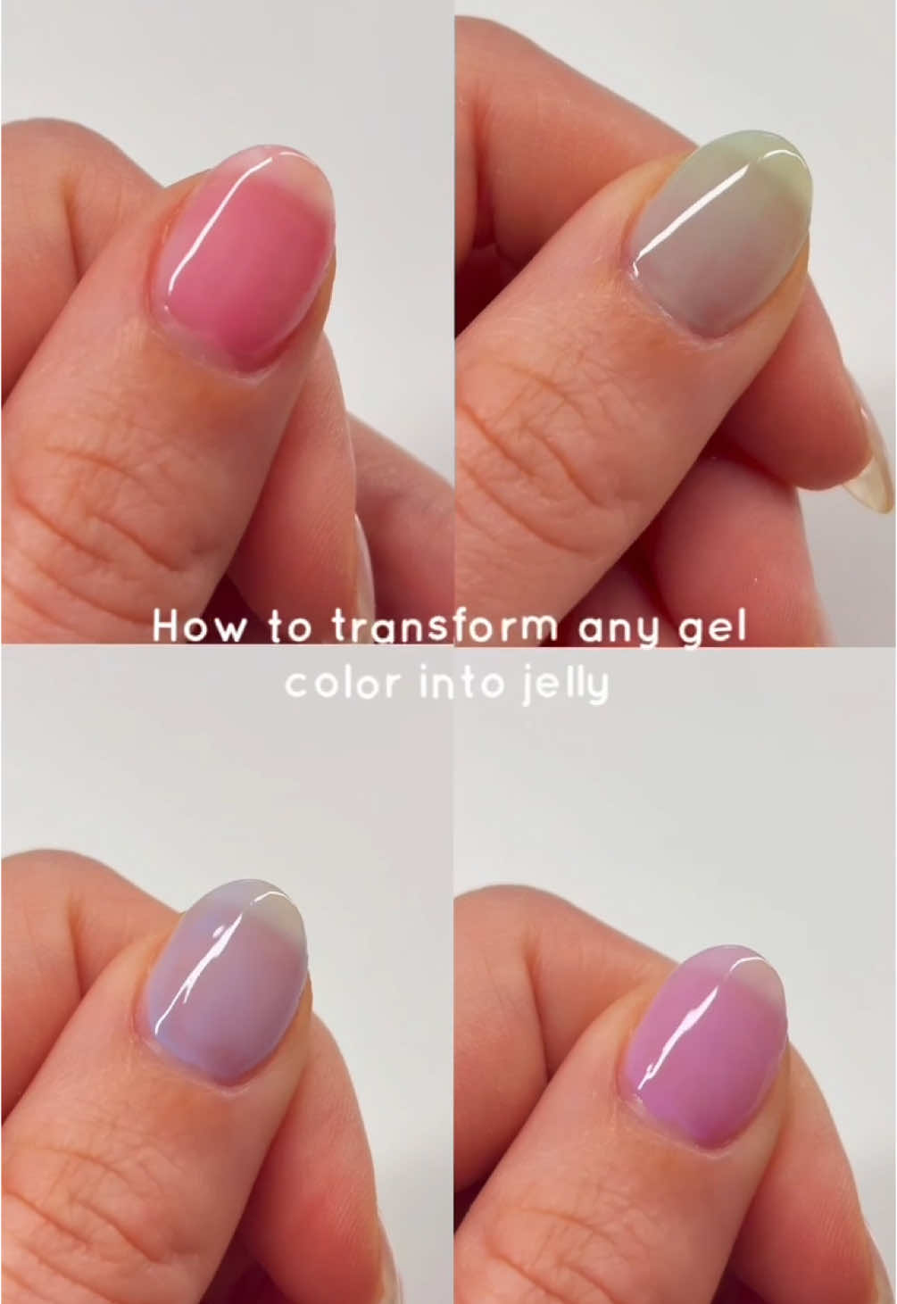 💖✨ How to Transform ANY Gel Colour into JELLY Nails ✨💖 Want that dreamy sheer jelly look? You can make it from any opaque gel you already own 🎀 Here’s how: 1️⃣ Grab your fave opaque colour 🎨 2️⃣ Place it on a mixing palette 3️⃣ Add a little Top Gloss 💅 4️⃣ Blend with a tool until you’re happy with the opacity 5️⃣ Apply with your Gel-uxe for that glossy, jelly perfection ✨ Get creative, besties - this is your sign to start getting the MOST out of your gel collection 🌈💕 @dreamcorenails • 💅🏻 #TickledPinqueTutorial #JellyNails #GelNailHacks #NailGirlMagic