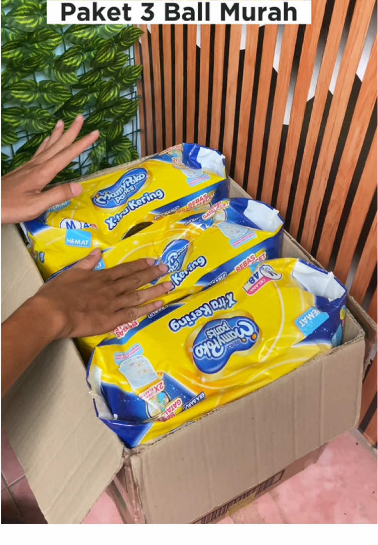Promo MamyPoko Ultra Jumbo Paket 3 Ball Murah #mamypoko #mamypokopants #mamypokojumbo3ball #mamypoko1karton #popokbayi 