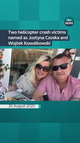 Tributes have been paid to a couple who died in a helicopter crash on the Isle of Wight over the bank holiday weekend. #itvnews #isleofwight 