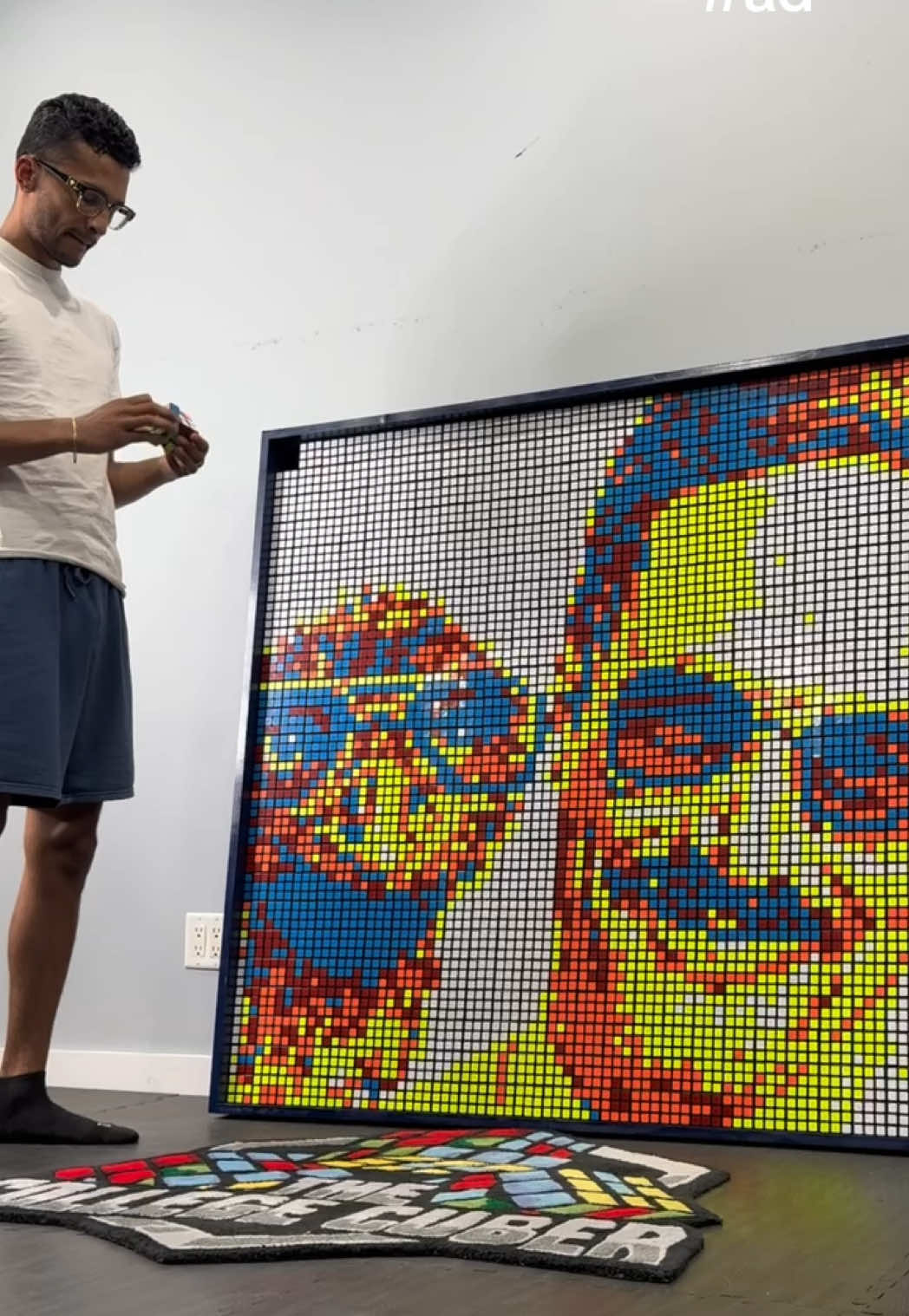 Day 59 of never finishing my artwork 😭 Glad I got LiMu Emu to stay still long enough for this one @Liberty Mutual #paidpartnership 