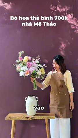 Bà nào có bình rồi mà không có thời gian cắm hoa thì hãy lựa chọn bó hoa thả bình của Mê Thảo nhé. Vừa xinh vừa sang lại còn tiết kiệm ngân sách #hoaluacaocap #methaoflower #dcgr #hoccamhoamoshopchuyennghiep #xuhuong 