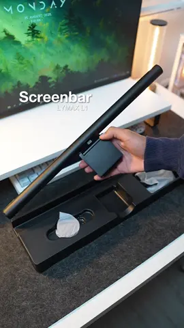 Screen bar dengan knob remote, 3 mode warna, dan bahan full aluminium ✨ Bikin setup makin estetik sekaligus nyaman buat mata #ScreenBar #ScreenBarMonitor #LampuMonitor #LampuMeja #DeskSetup 