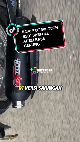 Rekomendasi knalpot Standar Racing Dari GX-Tech SS01 Versi Saringan Full Spek Adem Bas Gerung Ready Untuk All Motor Matic !! #knalpot #knalpotracing #knalpotadem #knalpotgxtech #tiktokshop 