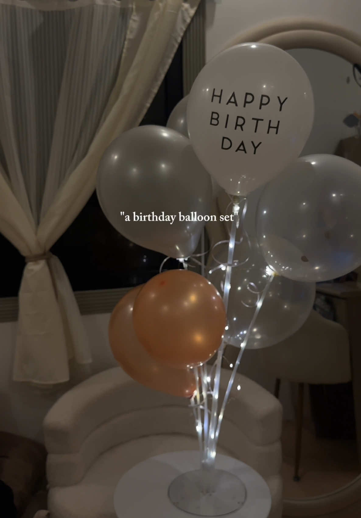 Balloon set for birthday. 