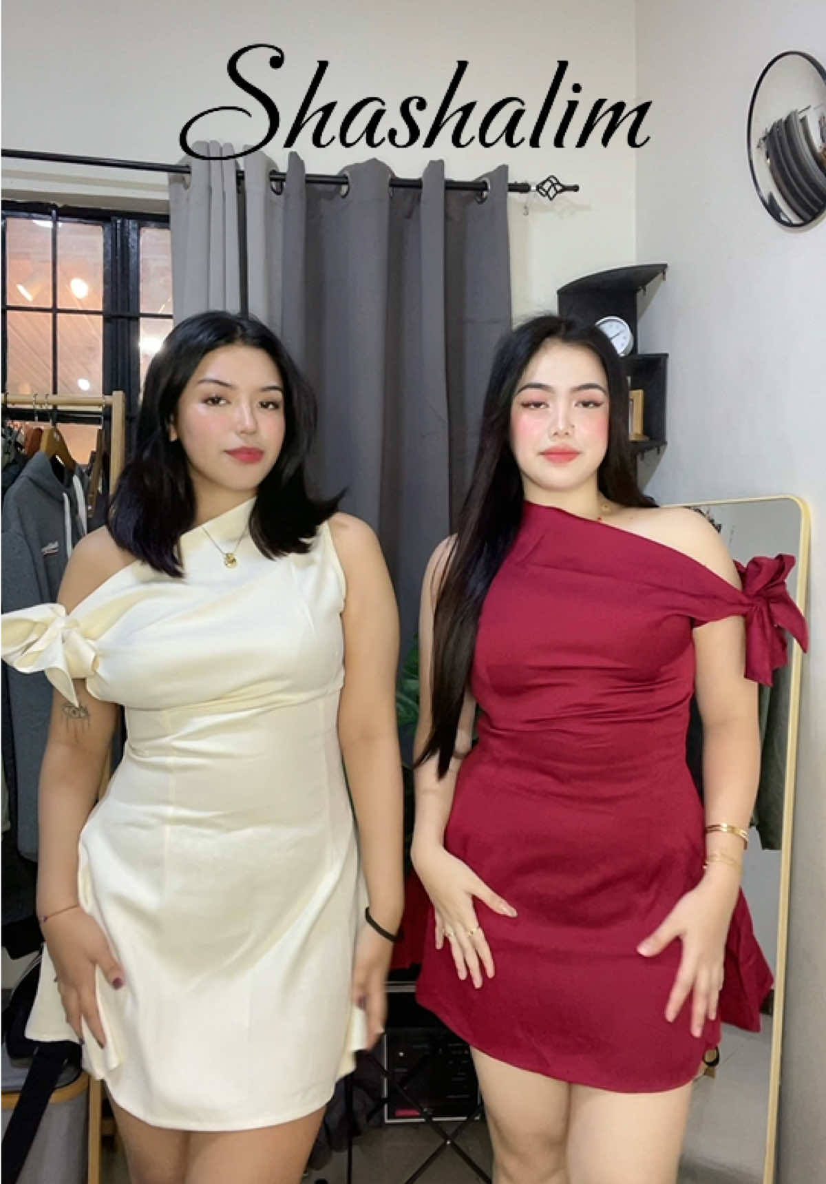 Muntik na mag sabay energy daw😫. #fyp #classydress #dressforevent #foryoupage❤️❤️ #dress 