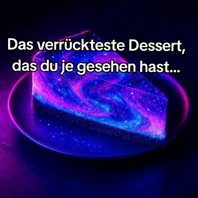 Habt ihr sowas schon mal gesehen? 🌌✨ Dieser Galaxy Cheesecake sieht aus wie aus einer anderen Galaxie 🚀💜 Einfach, no-bake & mega WOW-Effekt! 👉 Würdest du probieren? 👀🍴 #galaxycheesecake #foodtiktok #aestheticfood #fyp #rezeptideen 