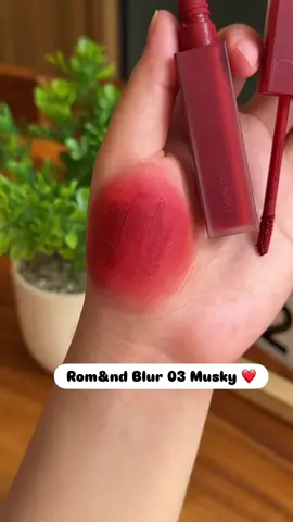 Rom&nd Blur Fudge Tint Code 03 Musky 🫶🏻❤️ 1=6$ Only Nahh #beeskinandbeauty #fyp #cambodia🇰🇭 #romandblurfudgetint #03musky 