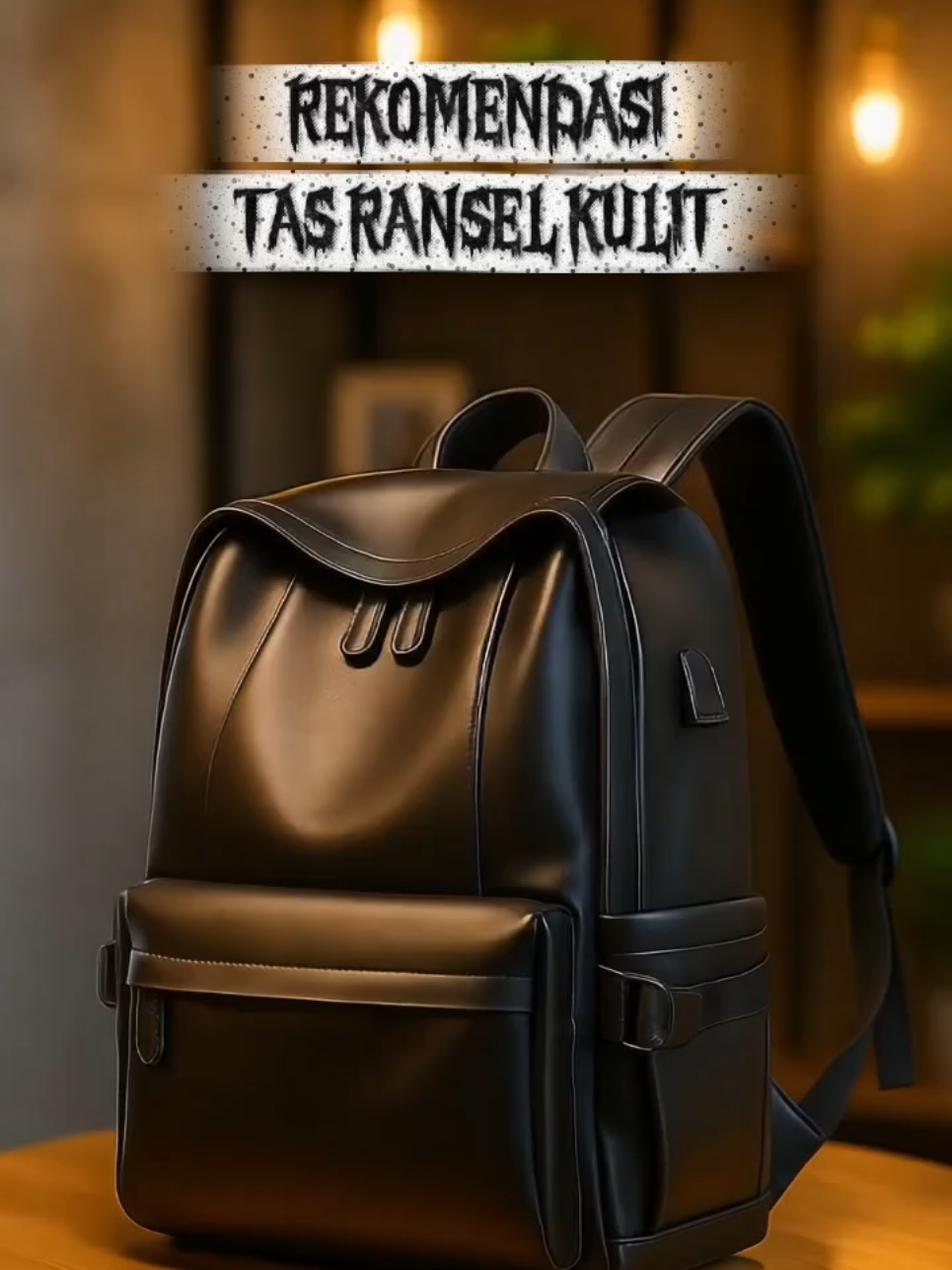 TAS RANSEL KULIT KEREN #tasransel #taskulit #taspria #taskeren