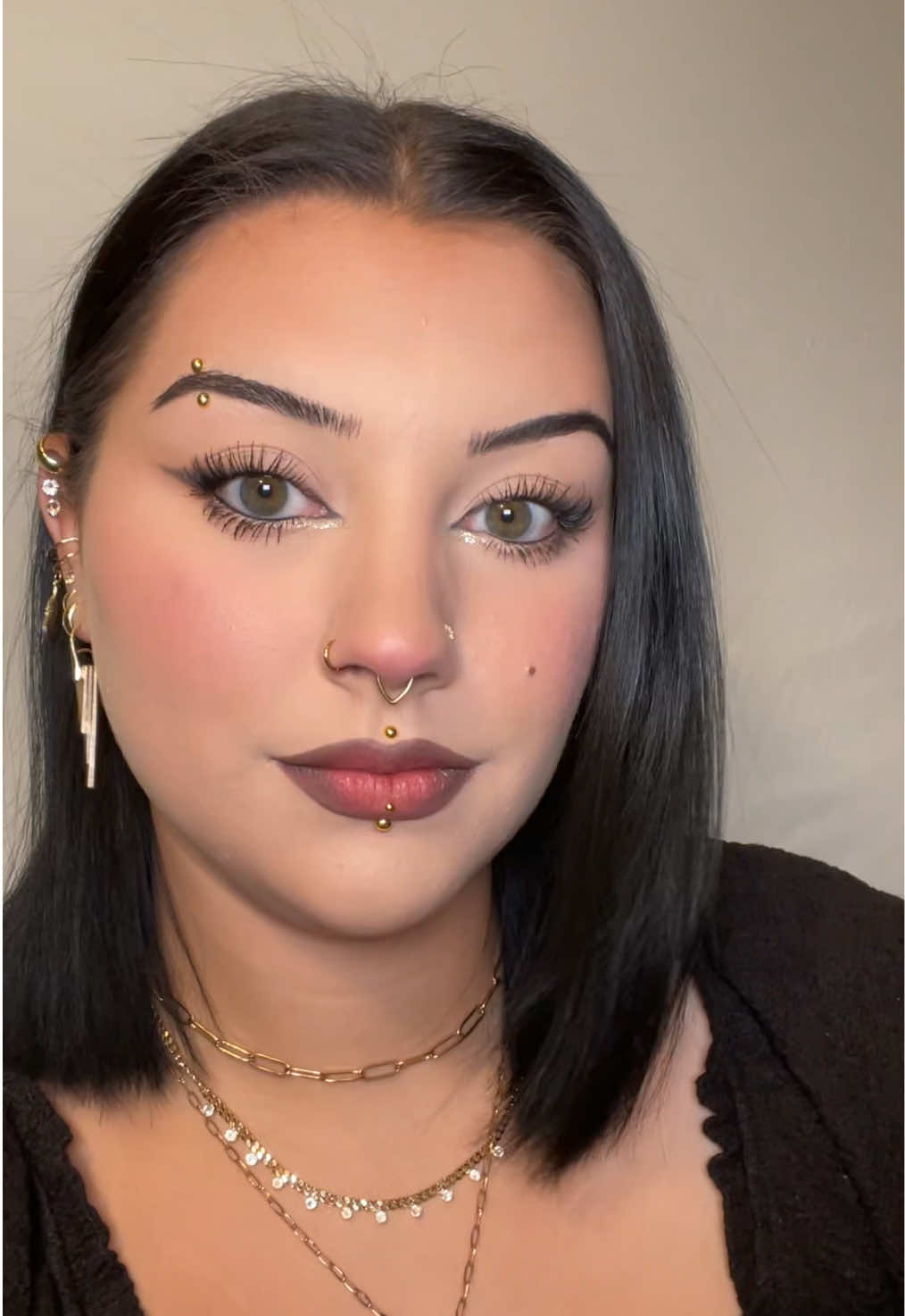#transition #makeup #mua #maquillaje #piercings 