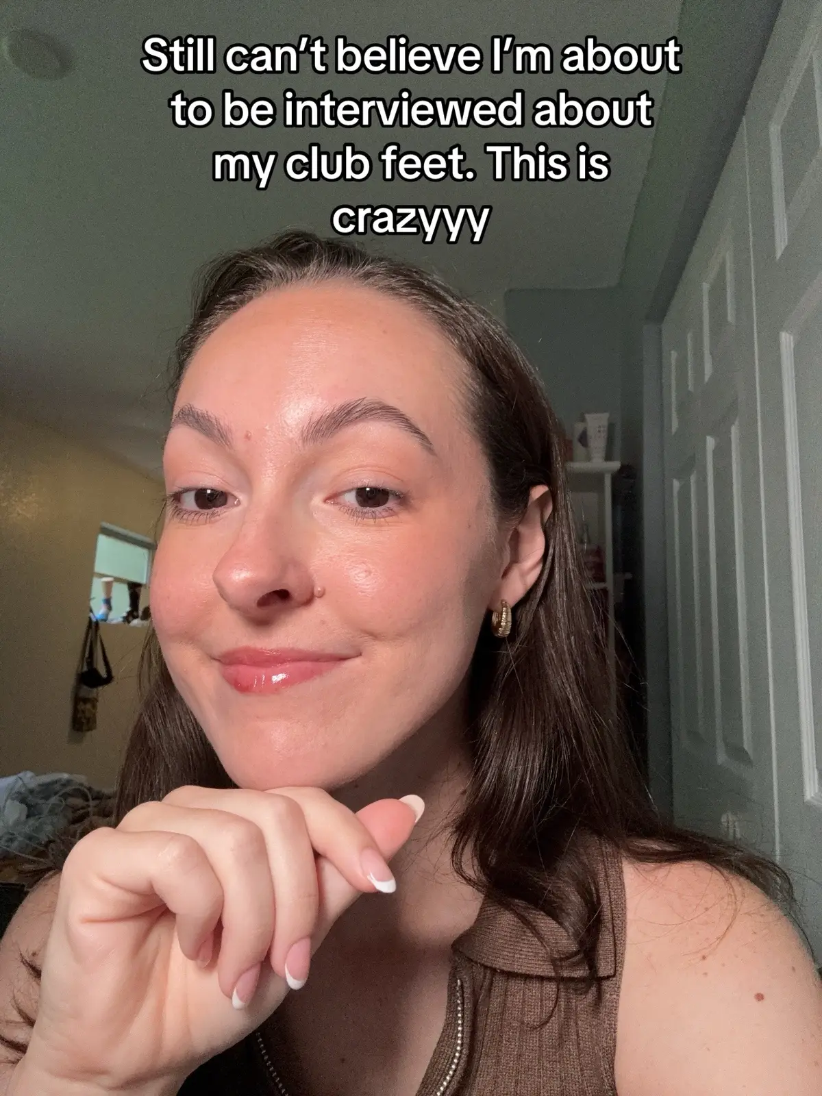 Because of your support, I’m about to be interviewed for People Magazine. Something I never thought would happen, but it’s because all of you were so curious and supportive. Can’t thank you enough 😮‍💨💕 #clubfoot #myjourney 