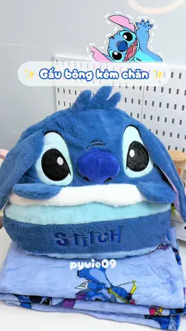 Gấu bông stitch kèm chăn nhà Anvihome ✨✨#gaubongkemchan #anvihome #gaubongkemchananvihome #gaubongstitch #gaubong 