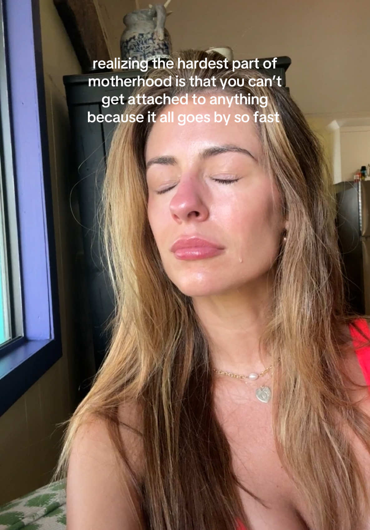 It goes by so fast it physically hurts 😭 I lost it realizing I’d never take my first baby to the beach for the first time again #firsttimemom #momtoks #motherhood 