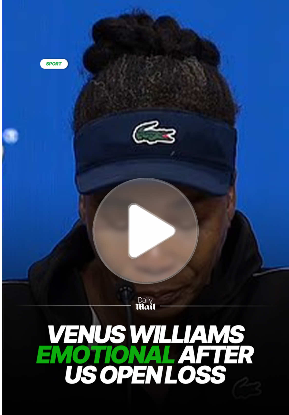 Venus Williams was overcome with emotion after her remarkable return to the US Open ended in defeat on Monday night. The 45-year-old was back on Arthur Ashe on Monday night after two years in which she has battled health problems are barely played any tennis. But she took No 11 seed Karolina Muchova to three sets in a brilliant first-round tussle, eventually succumbing to a 6-3 2-6 6-1 loss. 🎥: US OPEN  #venuswilliams #USOpen #wta #sports 