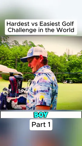 Hardest vs Easiest Golf Challenge in the World #GoodGood 