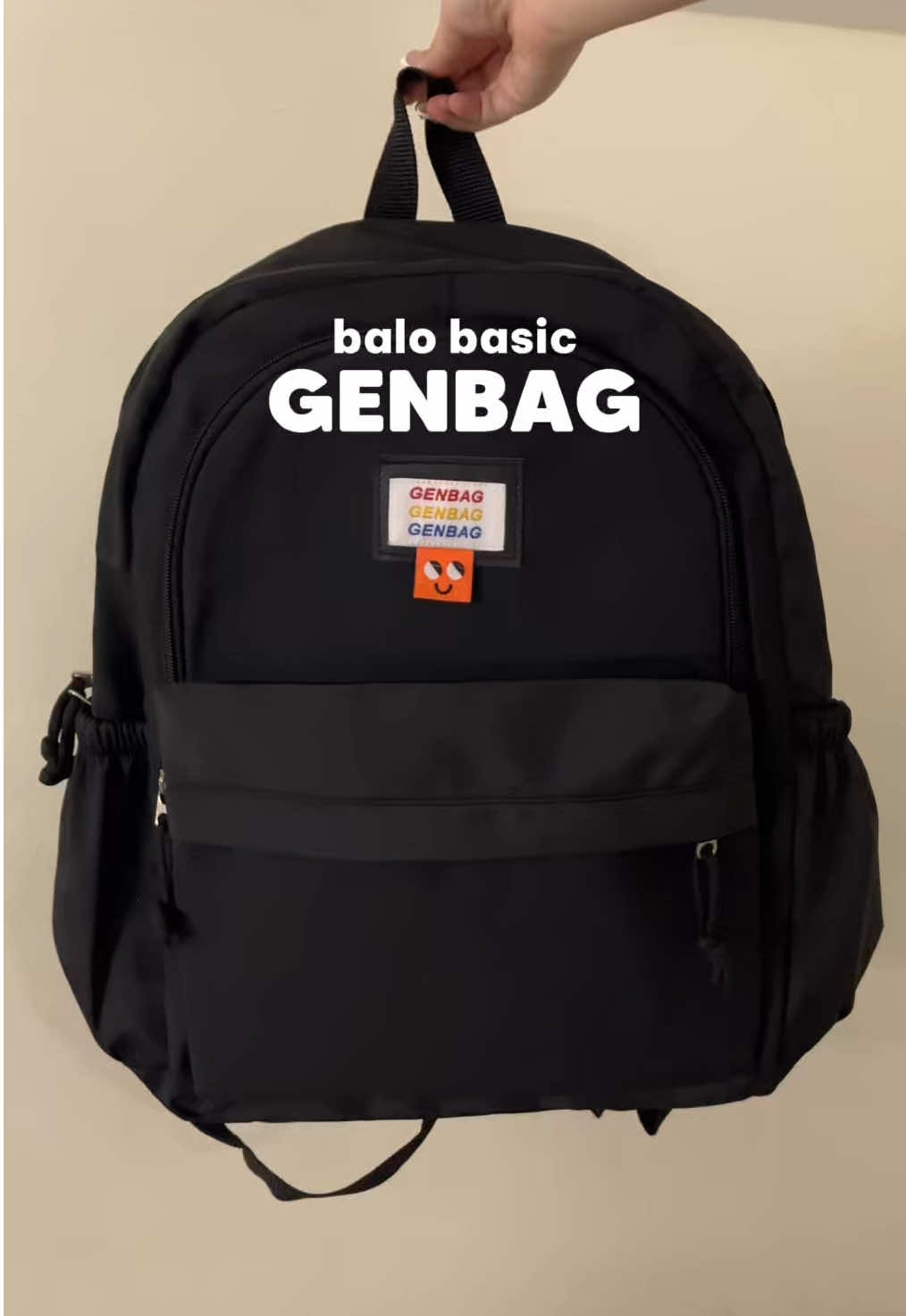 Balo kiểu dáng quốc dân dễ dùng đây ròi #genbag #balo #balogenbag #backtoschool #meocamunbox 