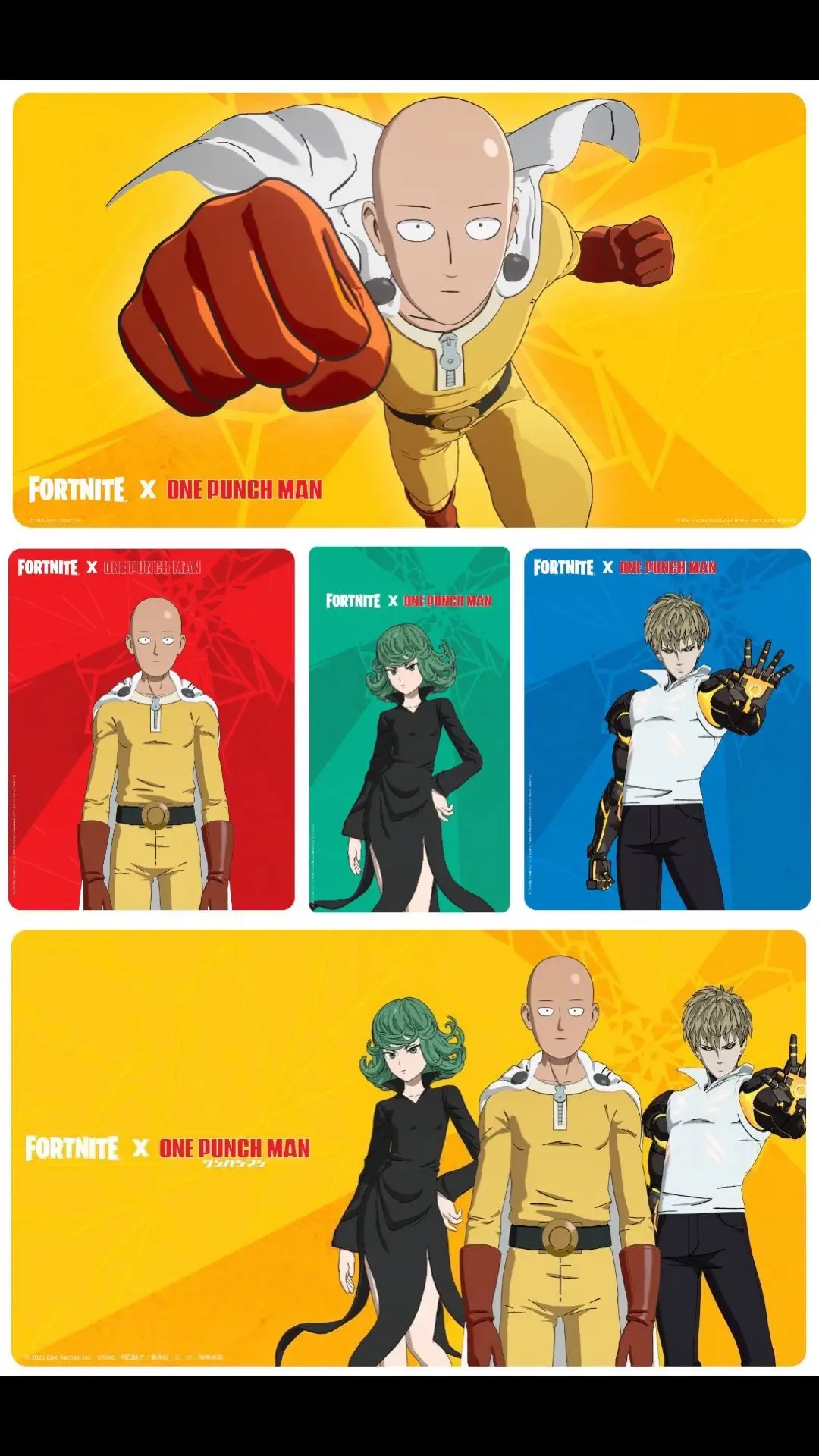 One Punch Man X Fortnite drops August 27th, 8 PM ET #epicpartner Use Creator Code: FORTL3GENDS #onepunchman #anime #fortnite 