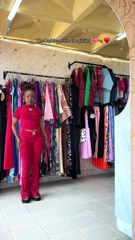 Price 1700sh The set every girlie should be having 🎀❤️🤎 literally so gorgeous  #fyp #barbiegirl #barbieset #OOTD #twopiece 