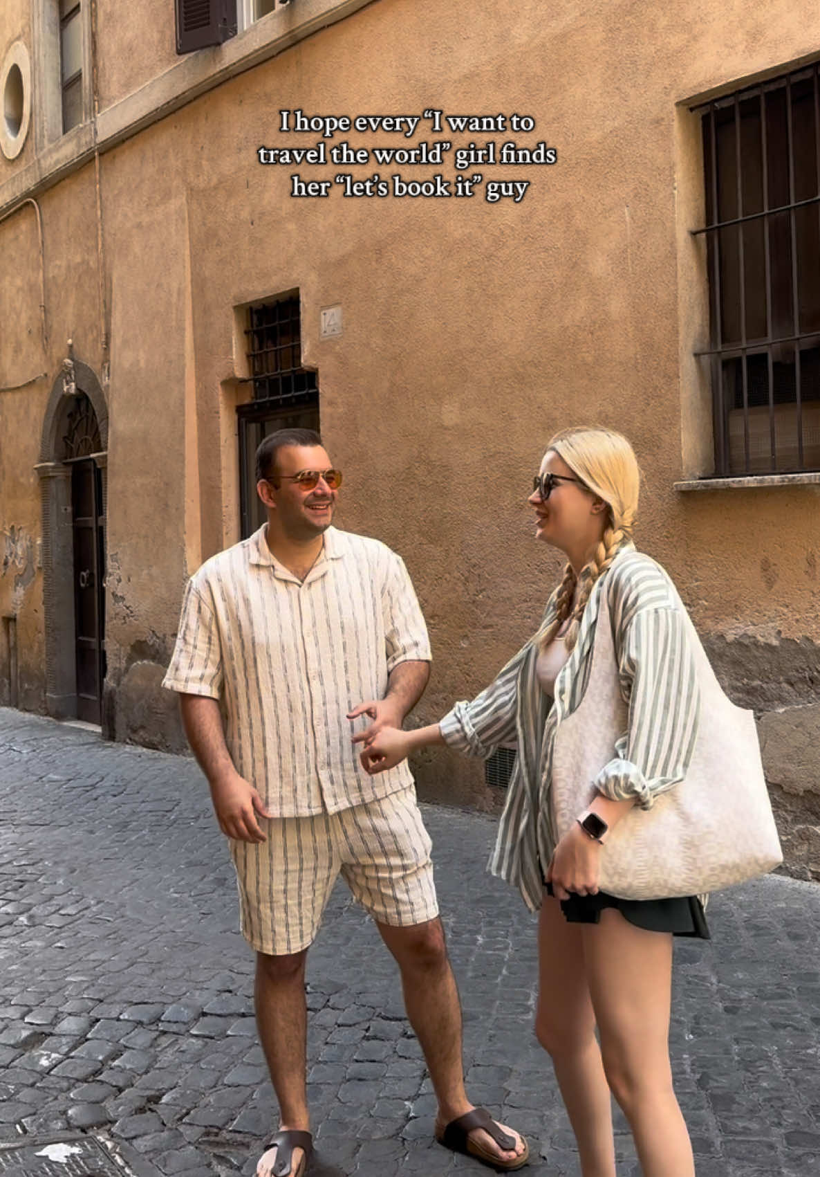 She wants to travel the world 🫶🏻  #travel #wanderlust #explore #lifegoals #couplegoals #traveltogether #traveltheworld 