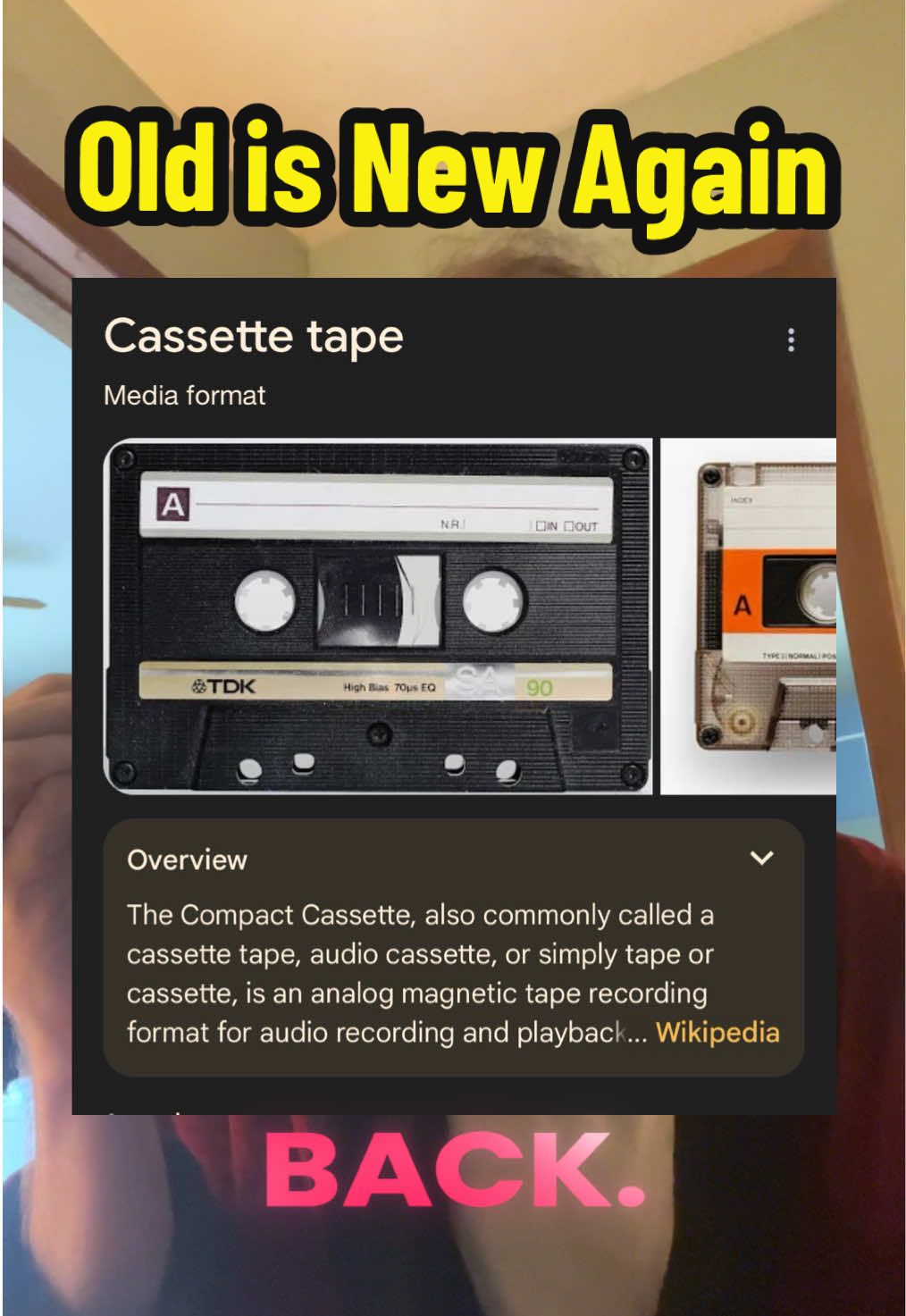 What was once old is new again #technology #video #music #movies  