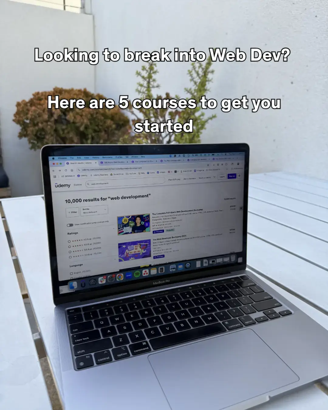 Here's your official starting line 🏁 #udemy #onlinelearning #skilltok #webdev 
