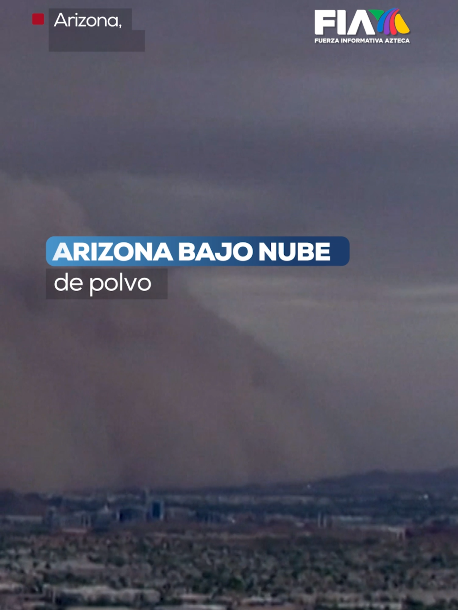 🌪️ ¡PARECE DE PELÍCULA! 🌫️ Así se vio el cielo de #Arizona tras una impresionante tormenta de polvo que sorprendió a todos. La visibilidad era casi nula, y el Servicio Meteorológico pidió a los conductores detenerse de inmediato. 🚗⚠️ Testigos describen la escena como “una película del apocalipsis” 😱 ¿Te imaginas estar ahí? @annaluoglez con la información en #PrimeraLínea #AztecaNoticias #TormentaDePolvo #FenómenoNatural