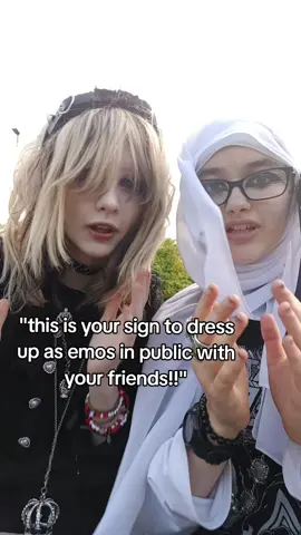@ˏ┆jemma (；´д｀)ゞ good.. BYE 😢 #dressingemoinpublic #emo #real #unfunny #gothic 