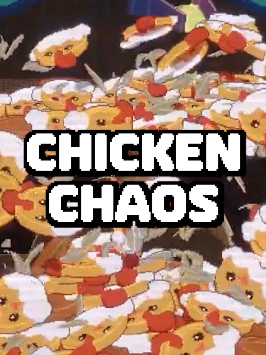 I promise no chickens were harmed during this gameplay, they are happy cluckers! 🐣🐔 #raccoin #coinpusher #roguelike #indiegame 