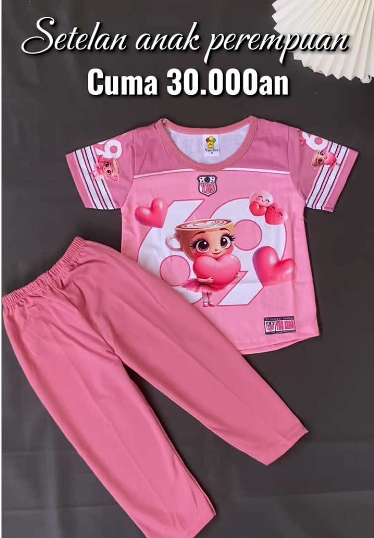 Setelan anak perempuan cuma 30rban buun 😍 #modalkontendoang #setelananak 