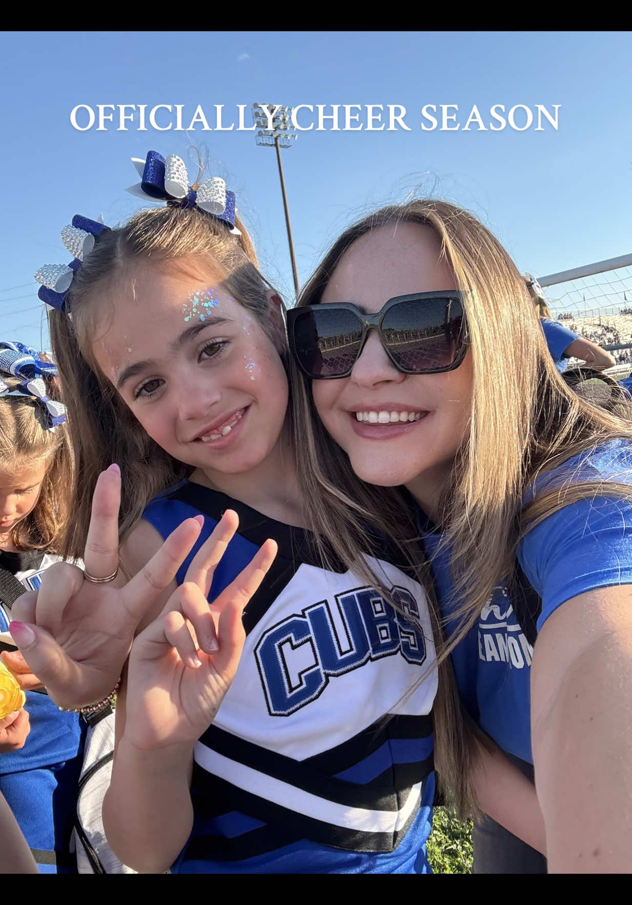 Before you say anything- yes, I’m a cheer team mom (again)! 📣💙✨ #cheerleading #cheertok #momlife #girlmom #cheermom 