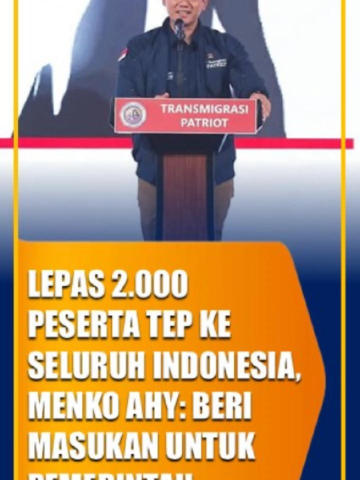 Lepas 2.000 Peserta TEP ke Seluruh Indonesia, Menko AHY: Beri Masukan untuk Pemerintah #fyppppppppppppppppppppppp #menkoinsprastruktur #menteriAHY #viralvideo #kabinetmerahputihprabowo