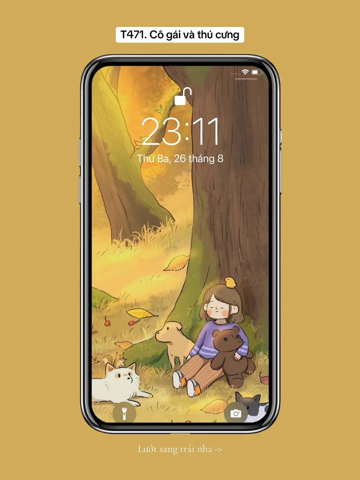 Tập 471 | Hình nền Cô gái và thú cưng 🥰  #hinhnen #wallpaper #cogai #girl #mapucoi 