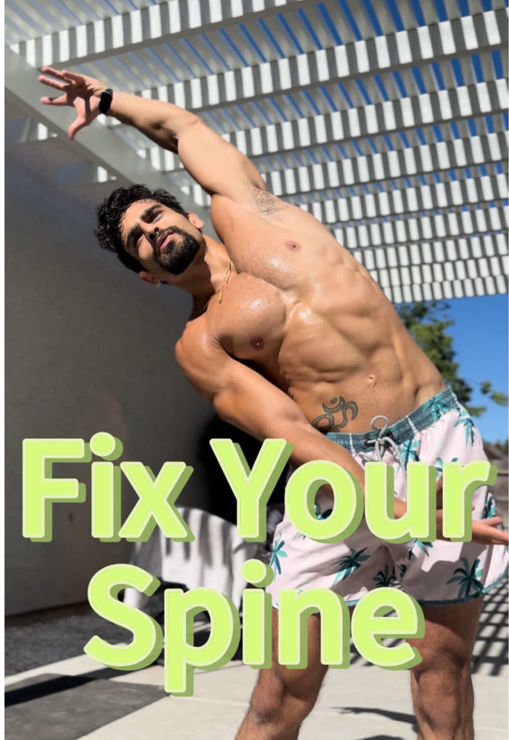 This looks simple. But if you knew what it was doing to your body, you'd never skip it. Forward fold to backbend, 10 reps. Side bends, 20 reps. Done daily, it's a nervous system reset, a fascial rebirth, and a structural tune-up all in one. Most people walk around like armor-plated zombies. Shoulders locked. Spine frozen. Hamstrings glued. Jaw tight. That tension is not random. It's stored stress. Emotional. Physical. Even ancestral. And it lives in your fascia, your spine, your breath. This flow rehydrates your fascia so your tissues glide again instead of grind. It restores spinal rhythm, returning your body to its natural wave. And it rewires your nervous system, breaking the fight or flight loop modern life traps us in. Do this every day for a month and your back will stop barking. Your hips will open. You'll move with more ease. You'll breathe deeper without realizing it. Your workouts will feel better. Your thoughts will be clearer. Do it for a year and you'll feel like you shed a second skin. You'll stand taller. Walk lighter. Think sharper. You'll show up to your life more present. More playful. More powerful. Because when your body is fluid your life is fluid. And when your spine is free so are you. Link in bio if you want a full mobility routine or to work with me 1-1 😎 #mobility #mobilitywork #mobilitywod #mobilitytraining #yoga   