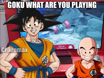 Goku Plays Mario #dragonballz #impressions #mario #nintendo #pregnant 