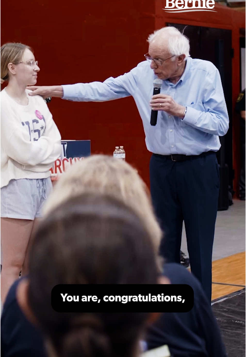Hailey believes that all people in this country should be able to get the best education they can without going deeply into debt. She's absolutely right. Not such a radical idea.