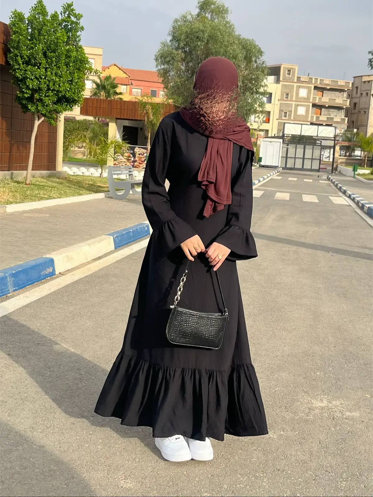 Robe disponible 🖤. . . . #fyp #explore #viral #OOTD #hijab  