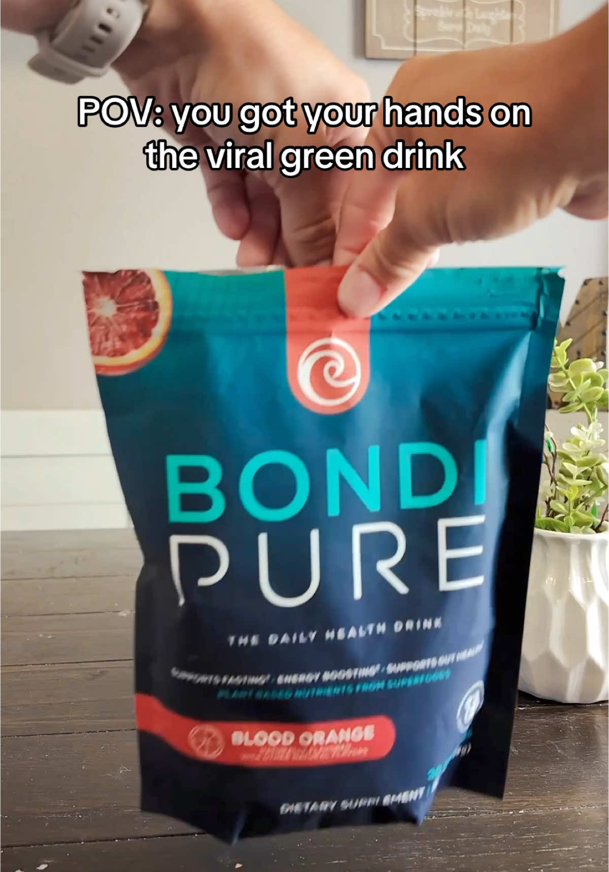 Boost your energy, gut and wellness with @Bondi Pure 🤌🏼🙌🏼 #greendrink #dailygreens #fasting 