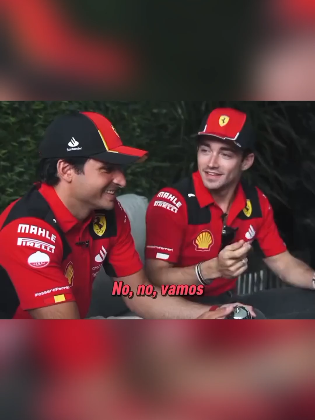 Music Challenge with Carlos and Charles#f1 #formula1 #carlos #sainz #carlossainz #charles #lecrerc #charlesleclerc #ferrari #ferrarif1 #foryou #fyp #fy